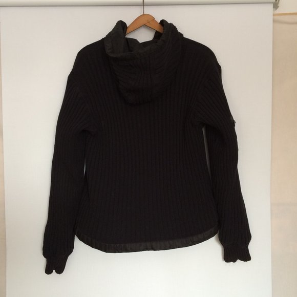 Harley-Davidson Womens Reversible Hooded Jacket Large Black Nylon Full Zip 2006 - Picture 7 of 16